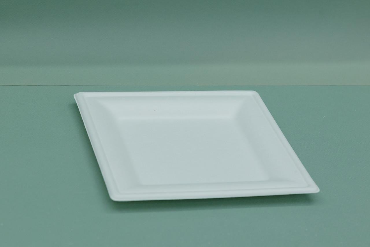 Одноразовая тарелка квадратная 20х20 см 125 шт. - фото 2