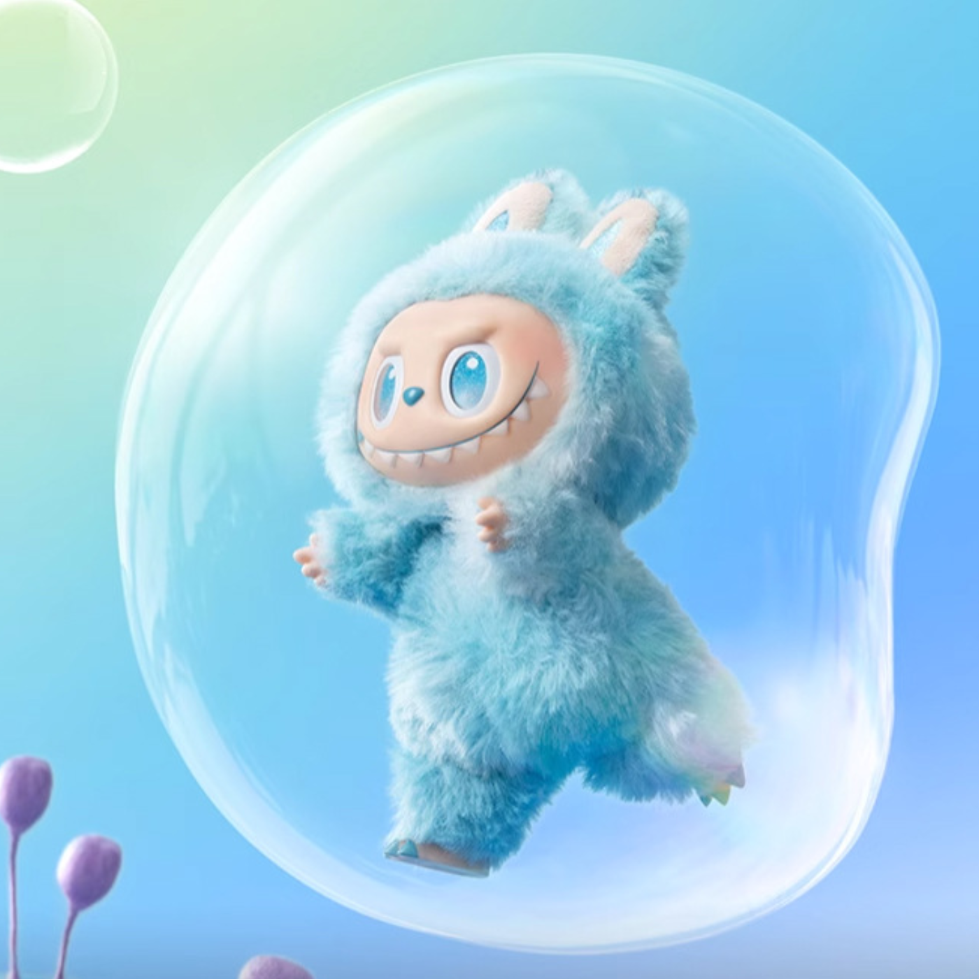 Мягкая игрушка Сюрприз-бокс Labubu на рюкзак (400972) - фото 4