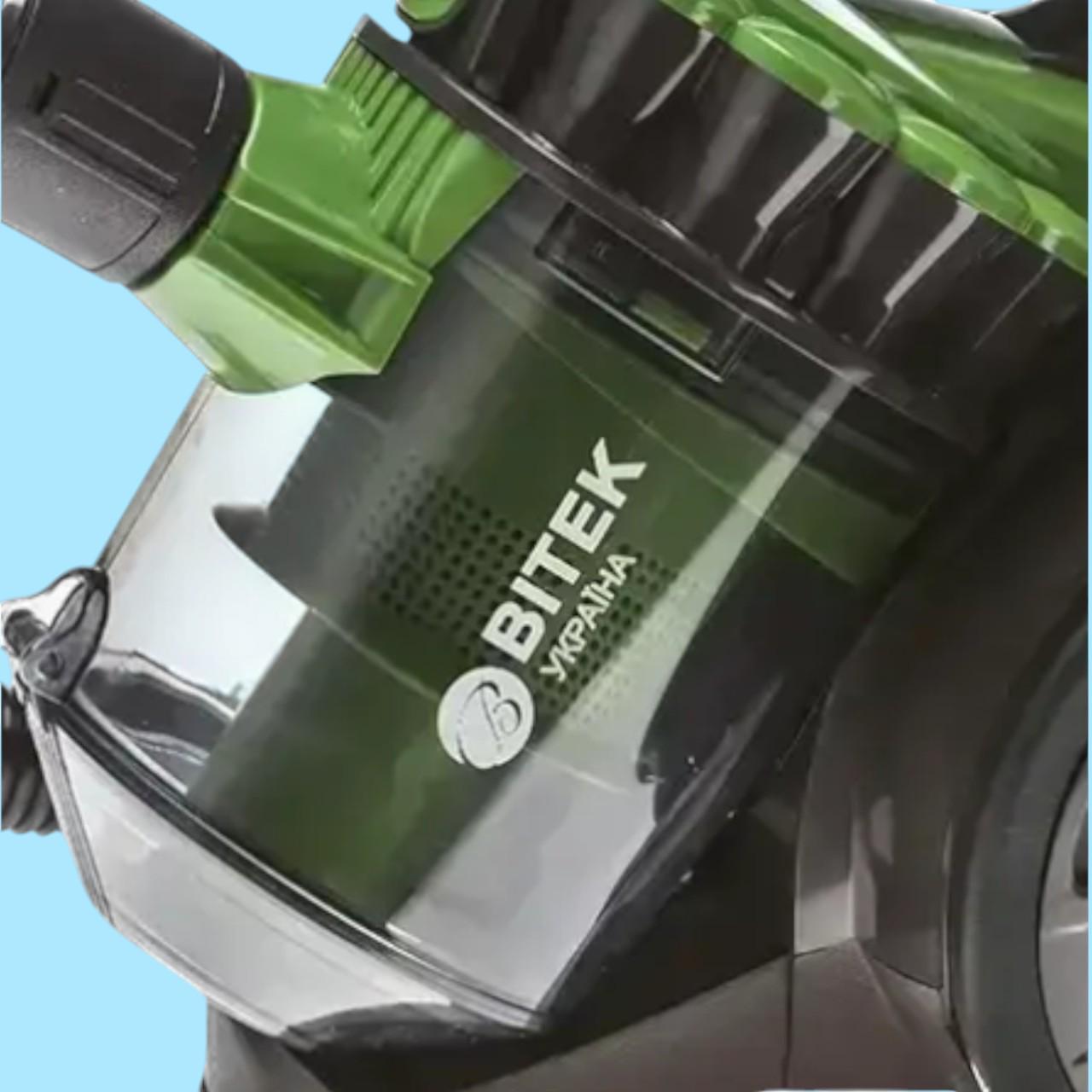 Пилосос контейнерний BITEK BT-8663G з турбощіткою і телескопічною трубою 4200 Вт 3 л (є162) - фото 3