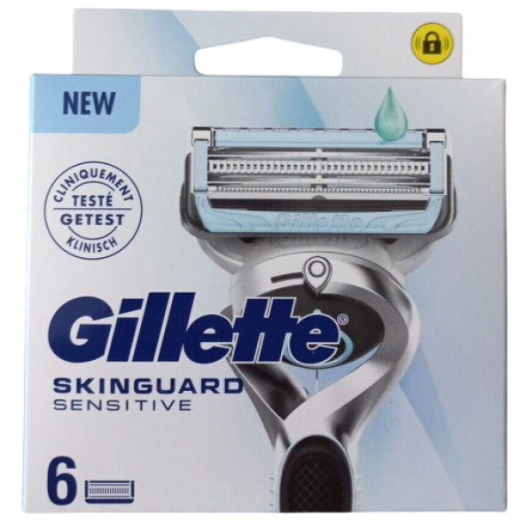Набір касет для бритви GILLETTE Skinguard Sensitive 6 шт. (31638814)