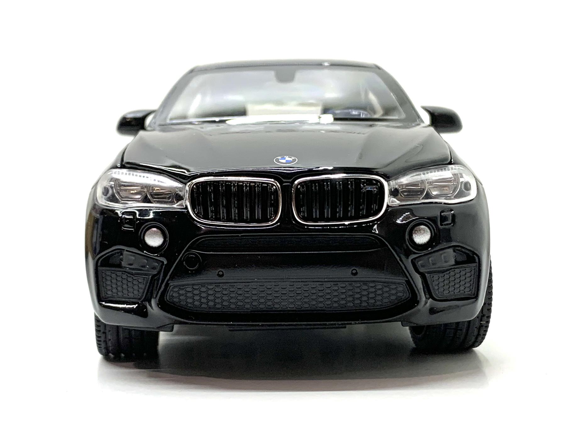 Машина Rastar металопластик BMW X6M 1:24 Чорний (56600) - фото 3