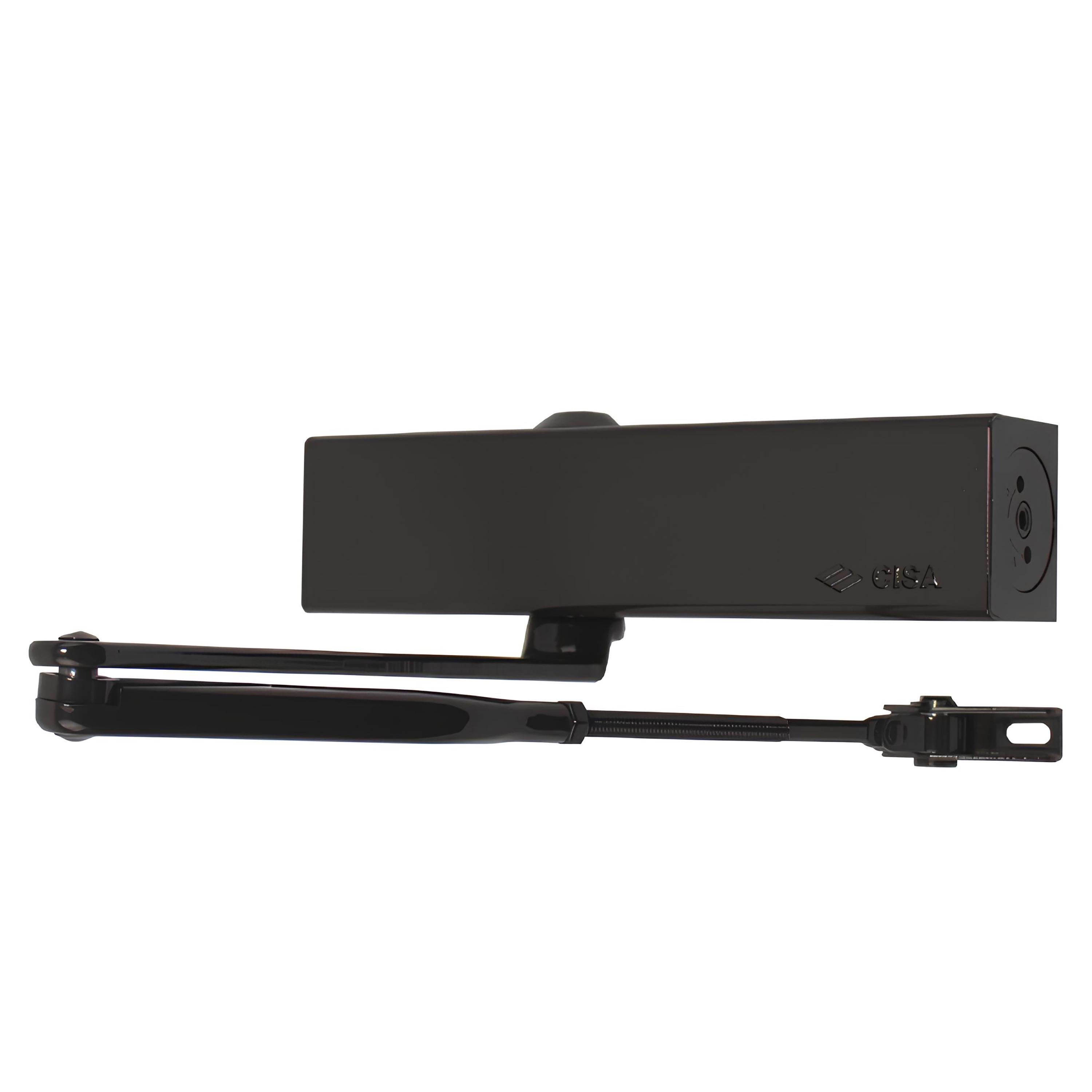 Доводчик Cisa C1610.05.0.88 Professional Plus2 BC STD FIRE до 120 кг Коричневый