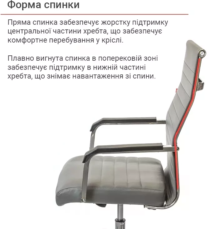 Крісло ергономічне для дому АКЛАС Кап FX СН TILT Сірий (00009906) - фото 4