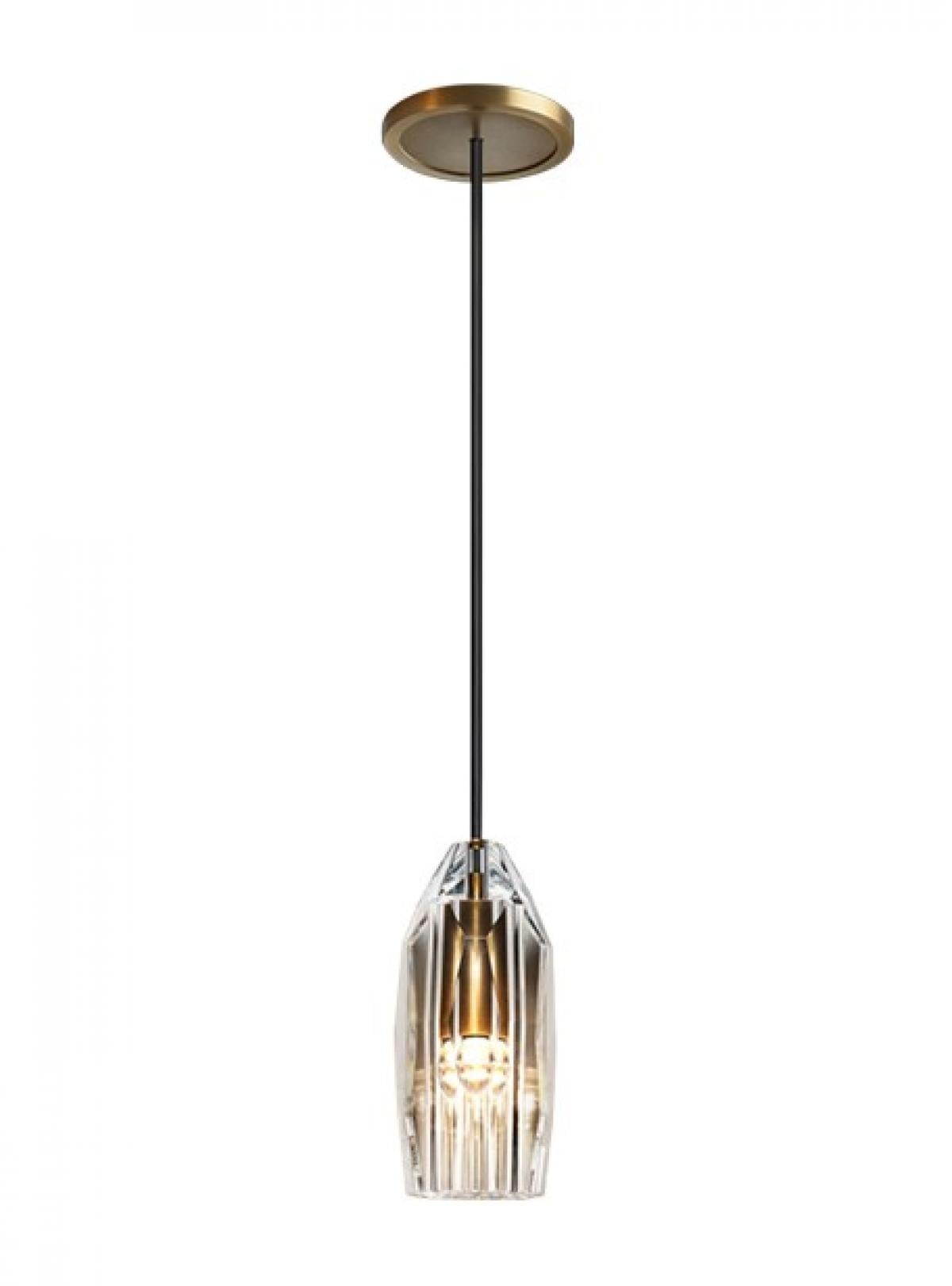 Світильник підвісний Kloodi Deco PE-MA8159-1H Латунь