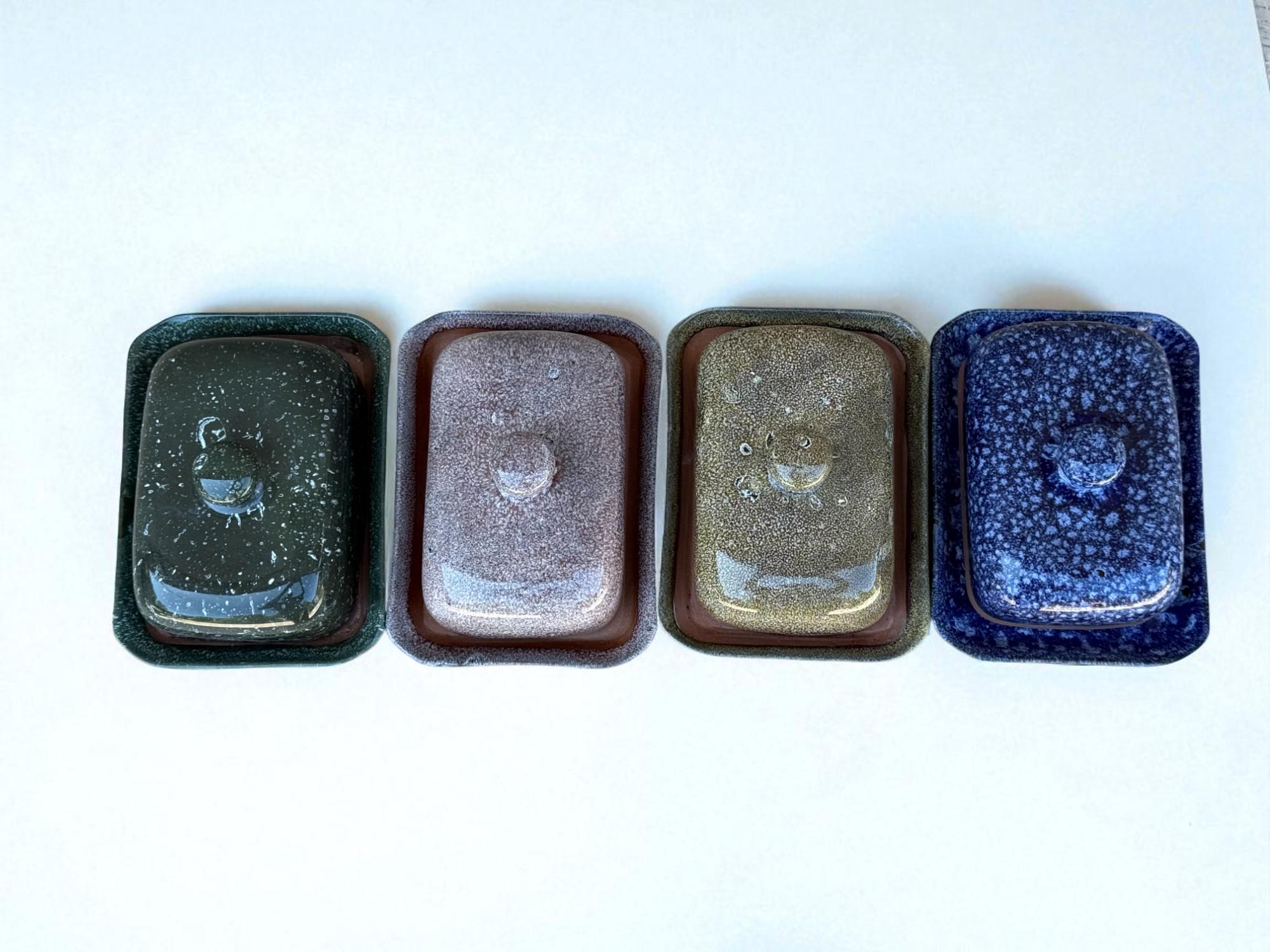 Набор масленок для сливочного масла с крышкой 4 шт. (28833544)