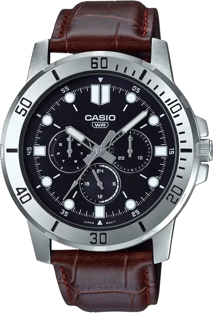 Наручний годинник чоловічий Casio Timeless Collection MTP-VD300L-1E Чорний (3151092502)