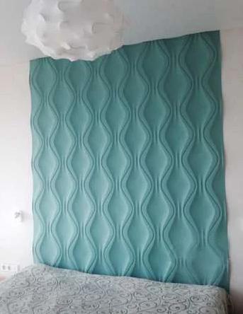 3D-панель декоративна Змійка під фарбування 500x500x30 мм Білий (30635349) - фото 3