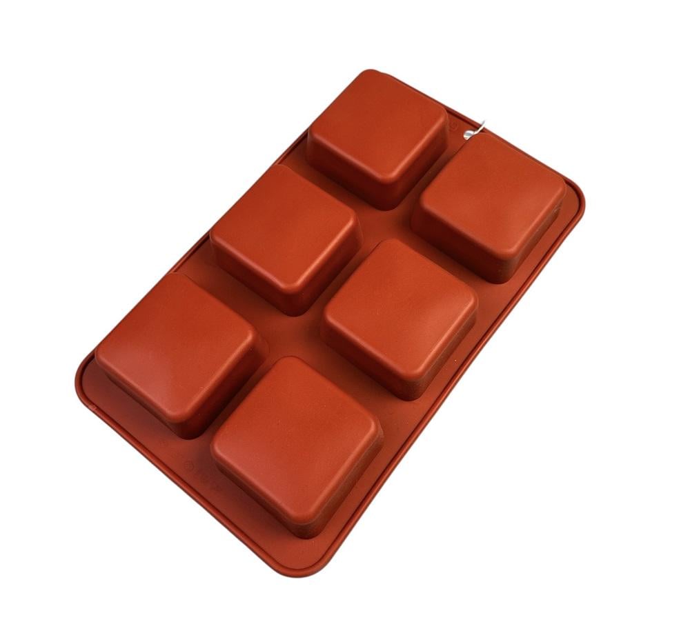 Форма силиконовая One Chef Профи Квадрат 65 мм 6 ячеек (32199373)