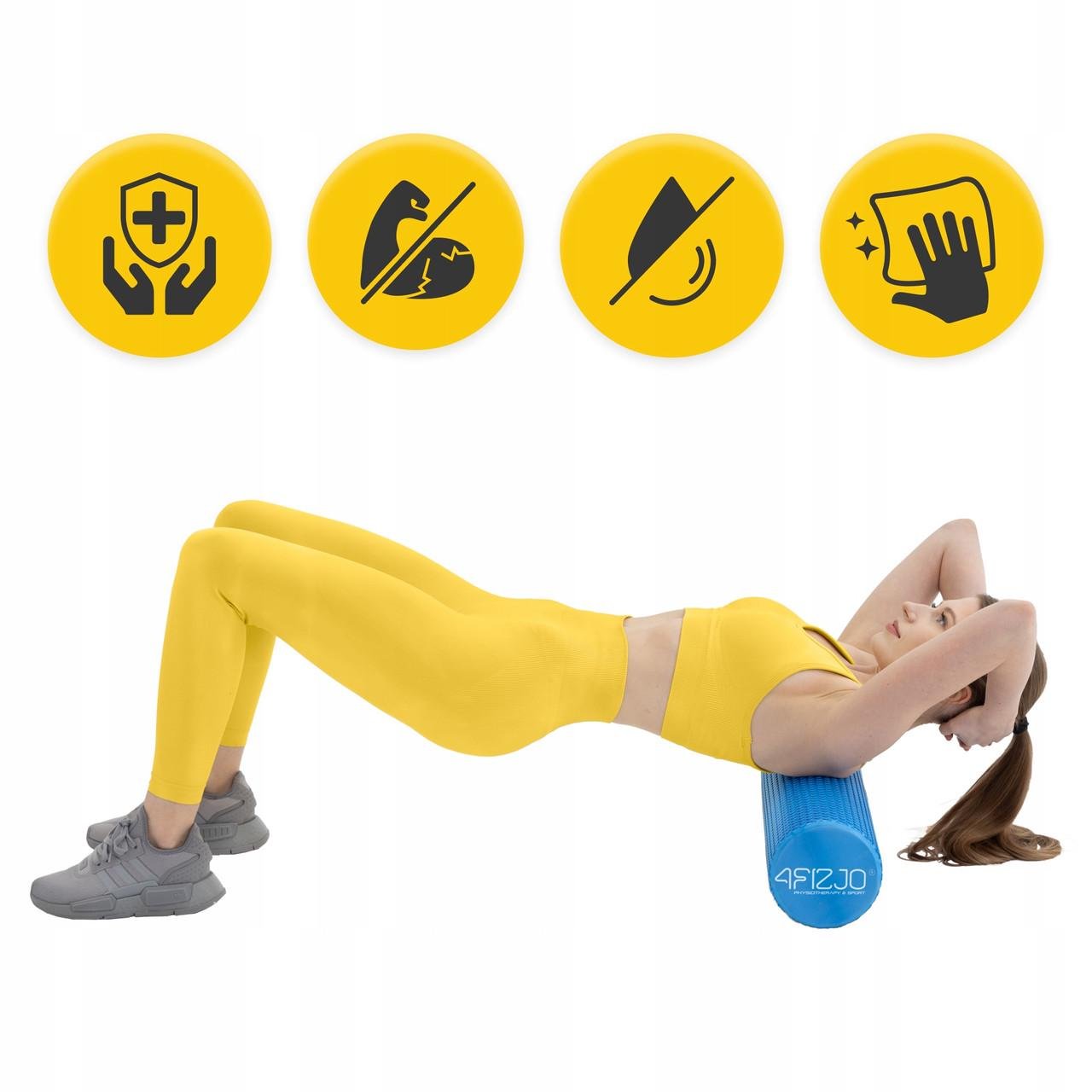 Массажный ролик 4fizjo CARE+ EVA 90x15 см Blue (P-5907739310774) - фото 7 Массажный ролик 4fizjo CARE+ EVA 90x15 см Blue (P-5907739310774) - фото 7