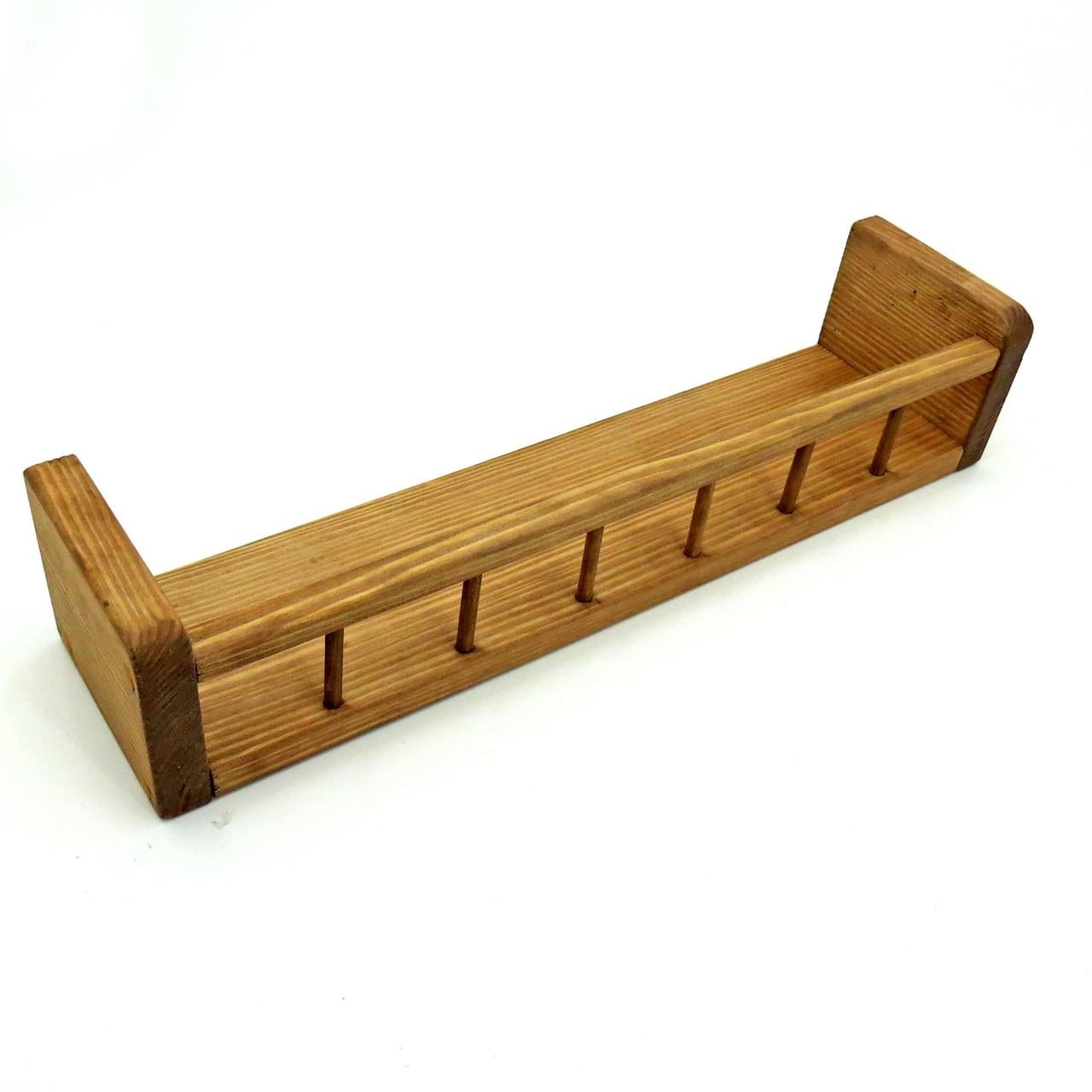 Полка настенная из дерева Эврика 55 см Мускат (НСП-558207)