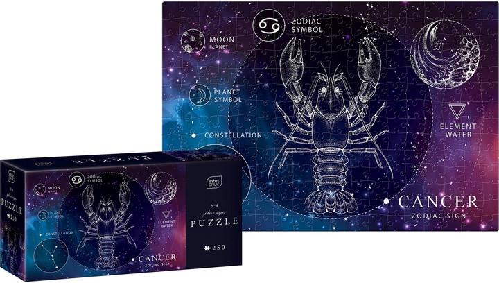 Пазли тришарові ТМ InterDRUK Знаки зодіаку Рак 250 шт. 48х33 см (5902277341907)