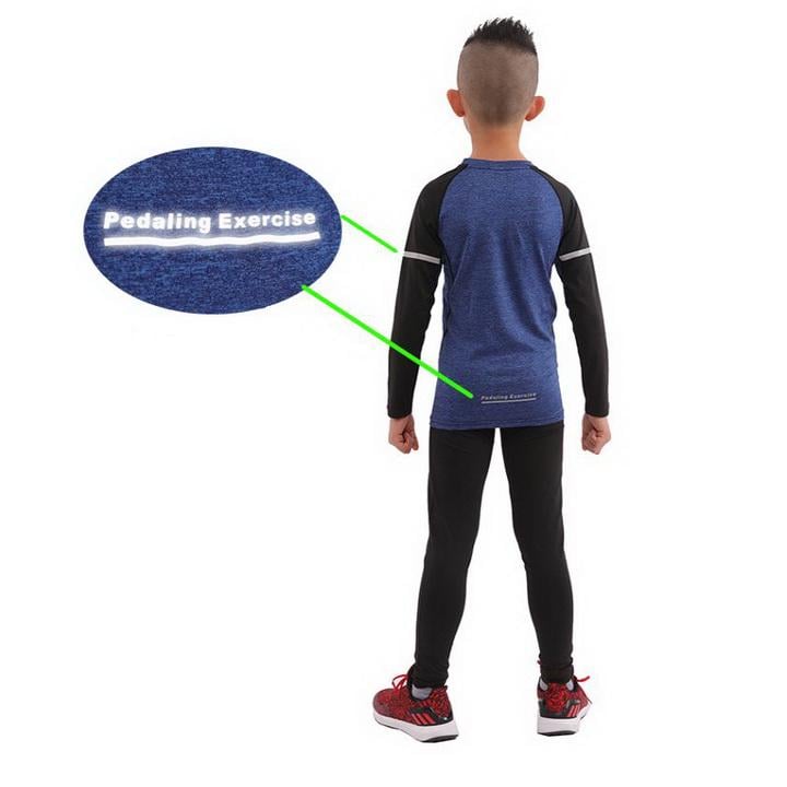 Комплект дитячої термобілизни Thermal Underwear FENTA Reflective Kids 145-155 см Blue (2661) - фото 4