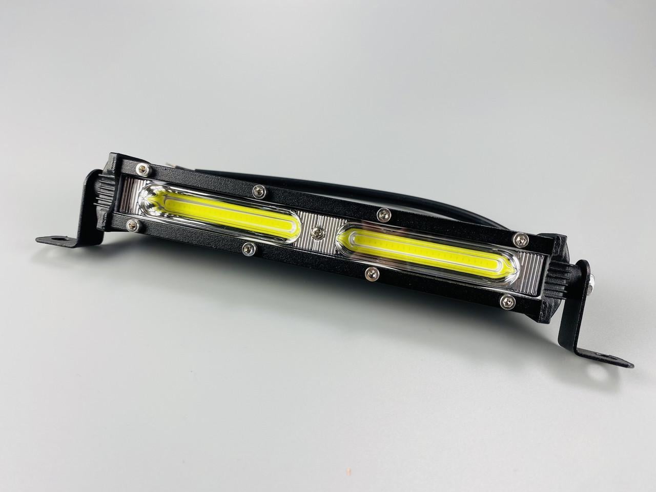 Фара Led прямокутна 18W плоска 2 діоди робоча додаткове світло