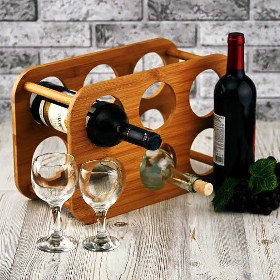 Полка для вина настольная Рафорд Охра (Впс-008804)