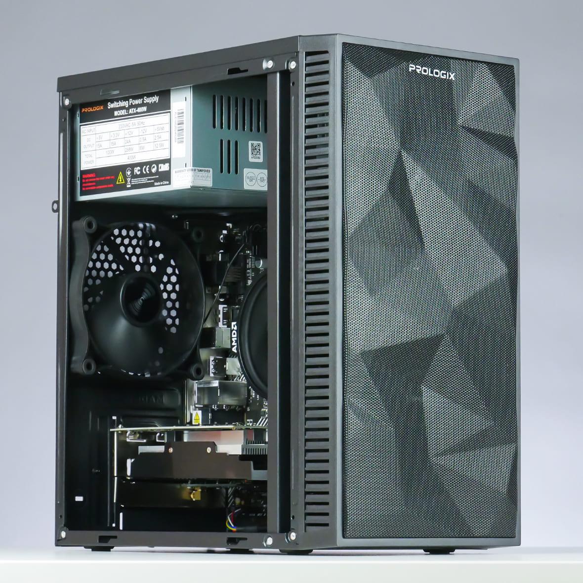 Комп’ютер ігровий Digitalfury I3 Intel Core I3 12100F 16 Gb DDR4 GTX 1660 Super 6 Gb 500 Gb SSD M2 H610 500W