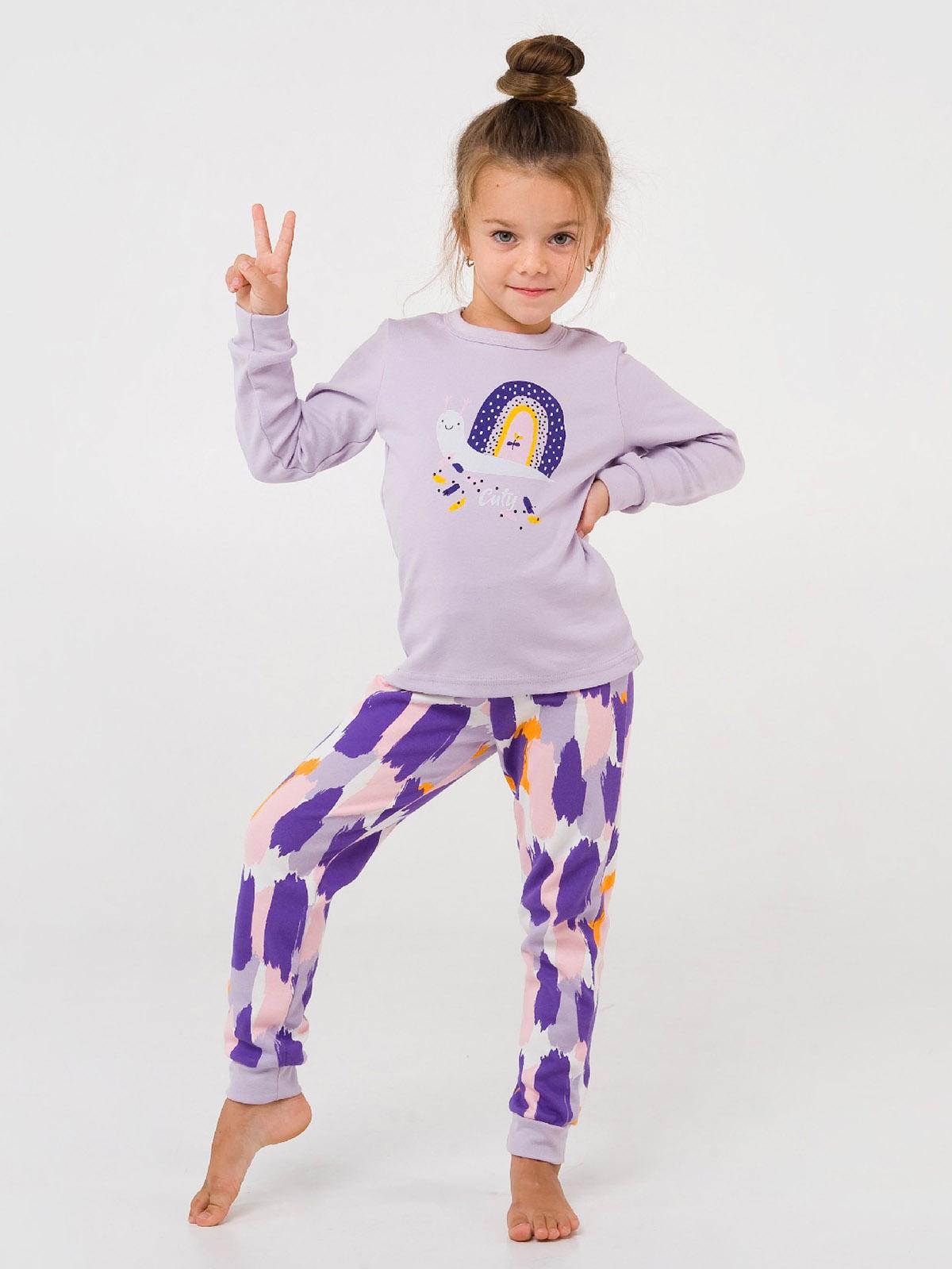 Пижама Smil 122 см рисунок светло-фиолетовый (104502)