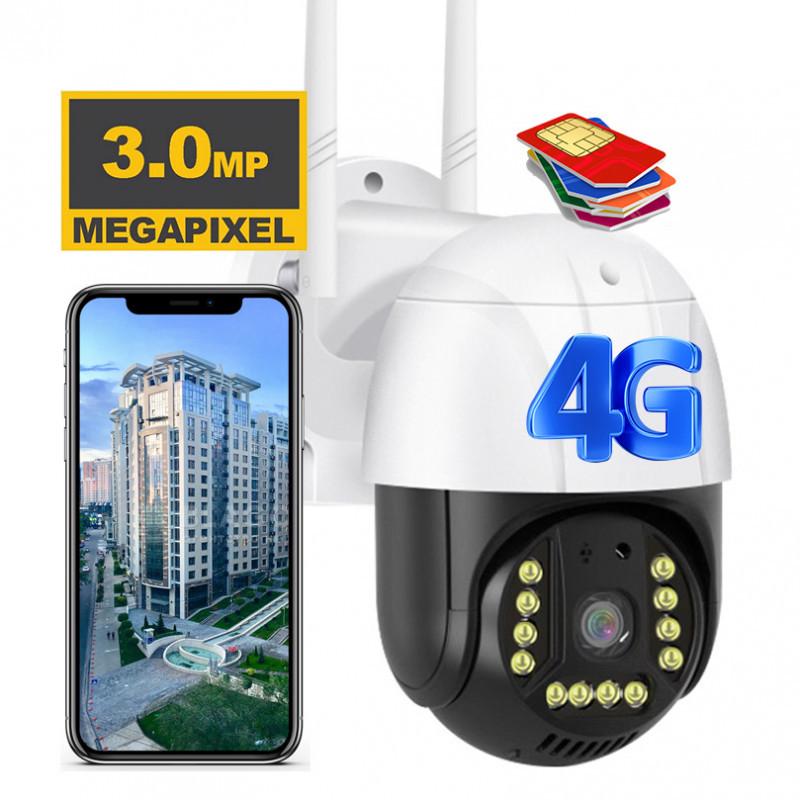 Камера видеонаблюдения уличная V380pro Wifi/4G 3MP (14421833) - фото 2