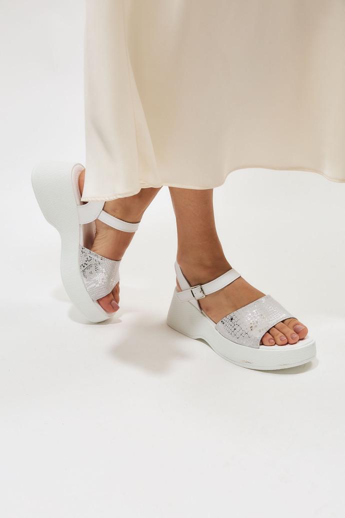 Босоножки женские ALLSY на платформе р. 36 Белый (195539) - фото 5 Босоножки женские ALLSY на платформе р. 36 Белый (195539) - фото 5