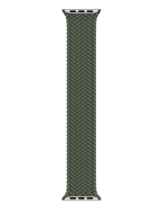 Ремінець Braided Solo Loop Band для Apple Watch 42/44/45 мм size 8 160 мм Inverness Green