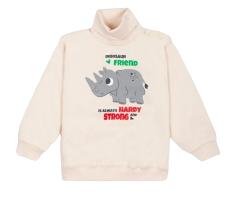 Водолазка детская для мальчика Gabbi SV-20-21-1 Зооленд 80 см Бежевый (12362)
