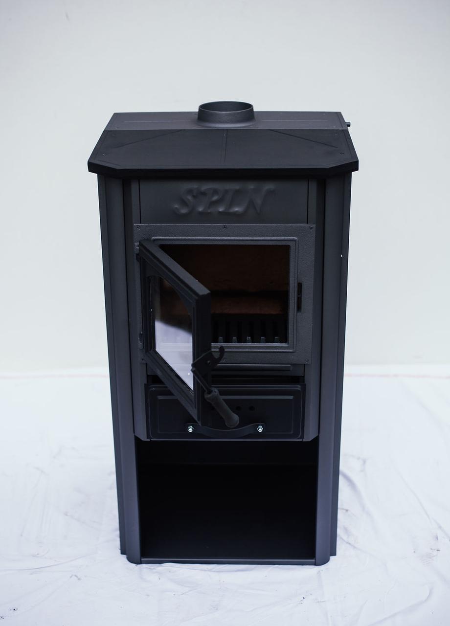 Піч-камін опалювальна для заміського будинку Spin EKONOMIK 9 кВт Сірий (CNT00007710) - фото 2 Піч-камін опалювальна для заміського будинку Spin EKONOMIK 9 кВт Сірий (CNT00007710) - фото 2