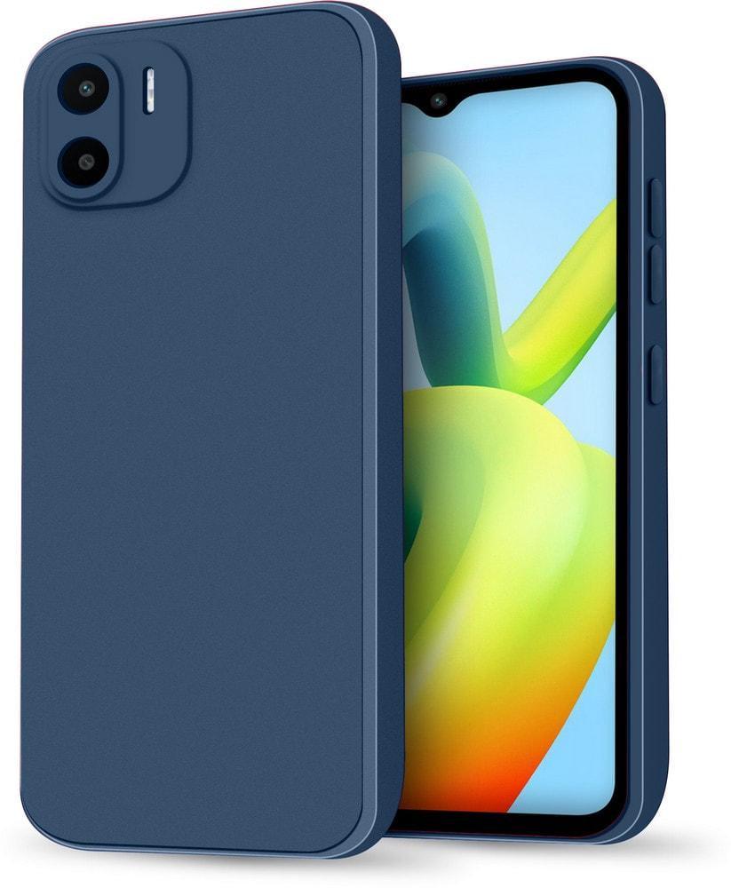 Силиконовый чехол HardCorner Xiaomi Redmi A1 (с микрофиброй) Blue (35417-28)