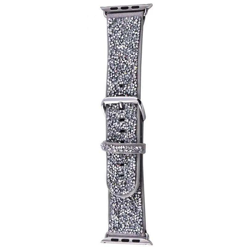 Ремешок Bling World Rock Diamond для Apple Watch 38/40/41/42 мм Серебряный (00000067896_3)