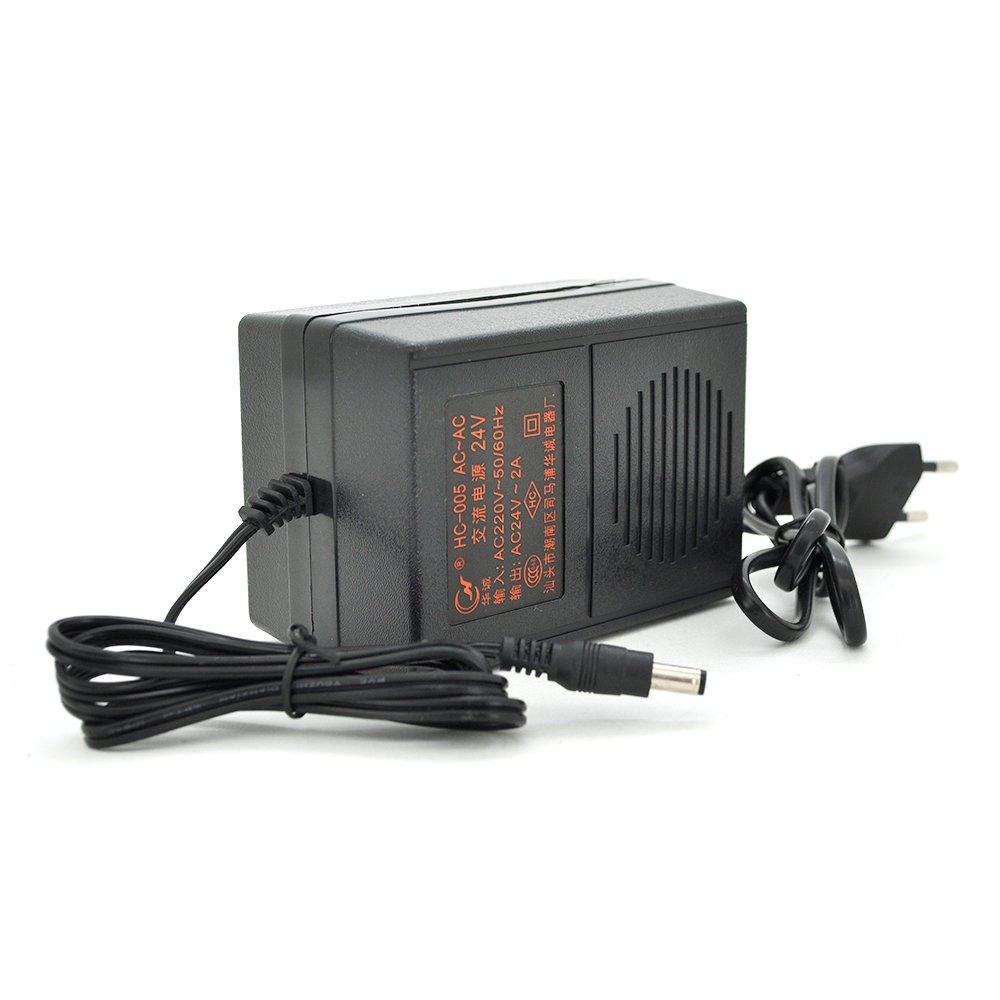 Трансформаторный адаптер питания VOLTRONIC 24V 2A для светодиодных лент/освещения (YUT_V2306)