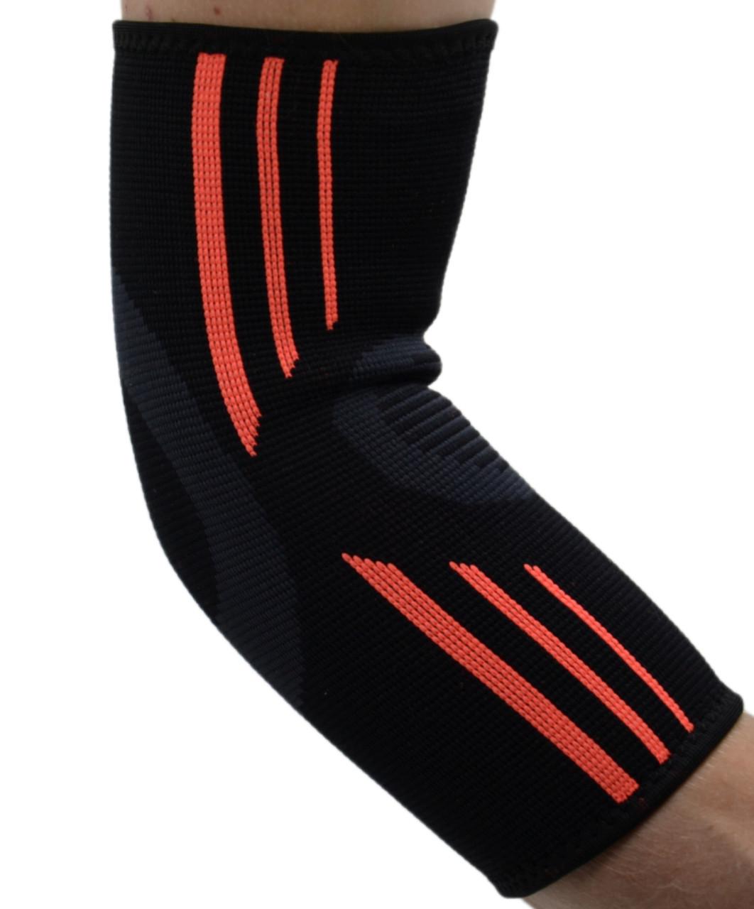 Налокітники Power System PS-6020 Elbow Support Evo пара L Black/Orange (27343065) - фото 4