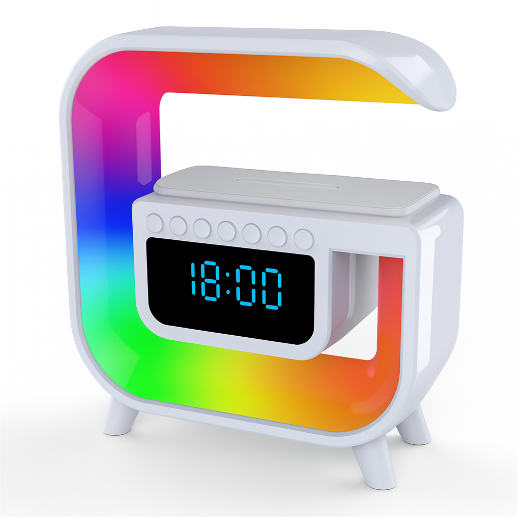 Нічник-лампа Light Sound Machine N70 з колонкою та годинником (597947) Нічник-лампа Light Sound Machine N70 з колонкою та годинником (597947)