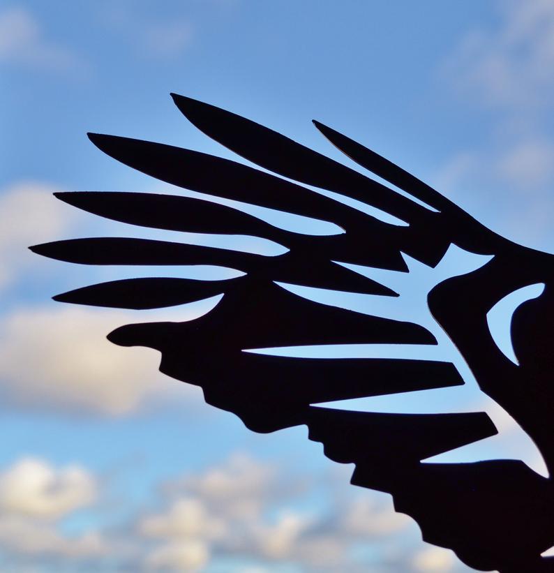 Флюгер на дах Орел 1 металевий Чорний (9592840) - фото 4 Флюгер на дах Орел 1 металевий Чорний (9592840) - фото 4