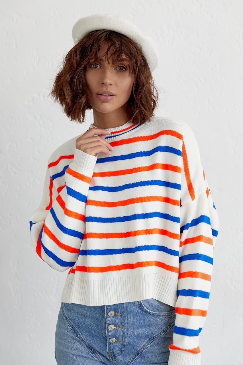 Джемпер вязаный S Оранжевый (11351995)