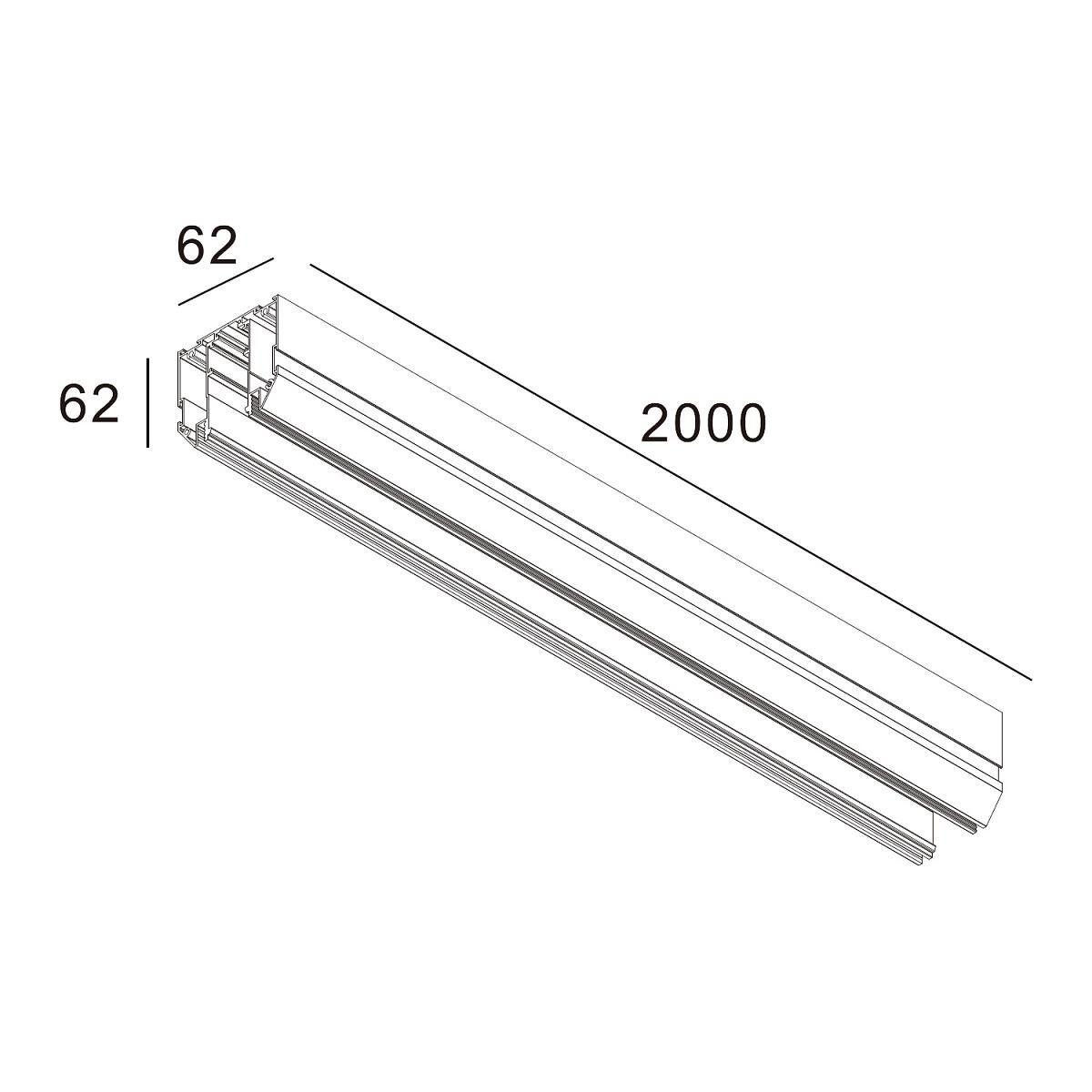 Магнитная шина Skarlat для натяжного потолка RGD S48V2MBK - фото 2 Магнитная шина Skarlat для натяжного потолка RGD S48V2MBK - фото 2