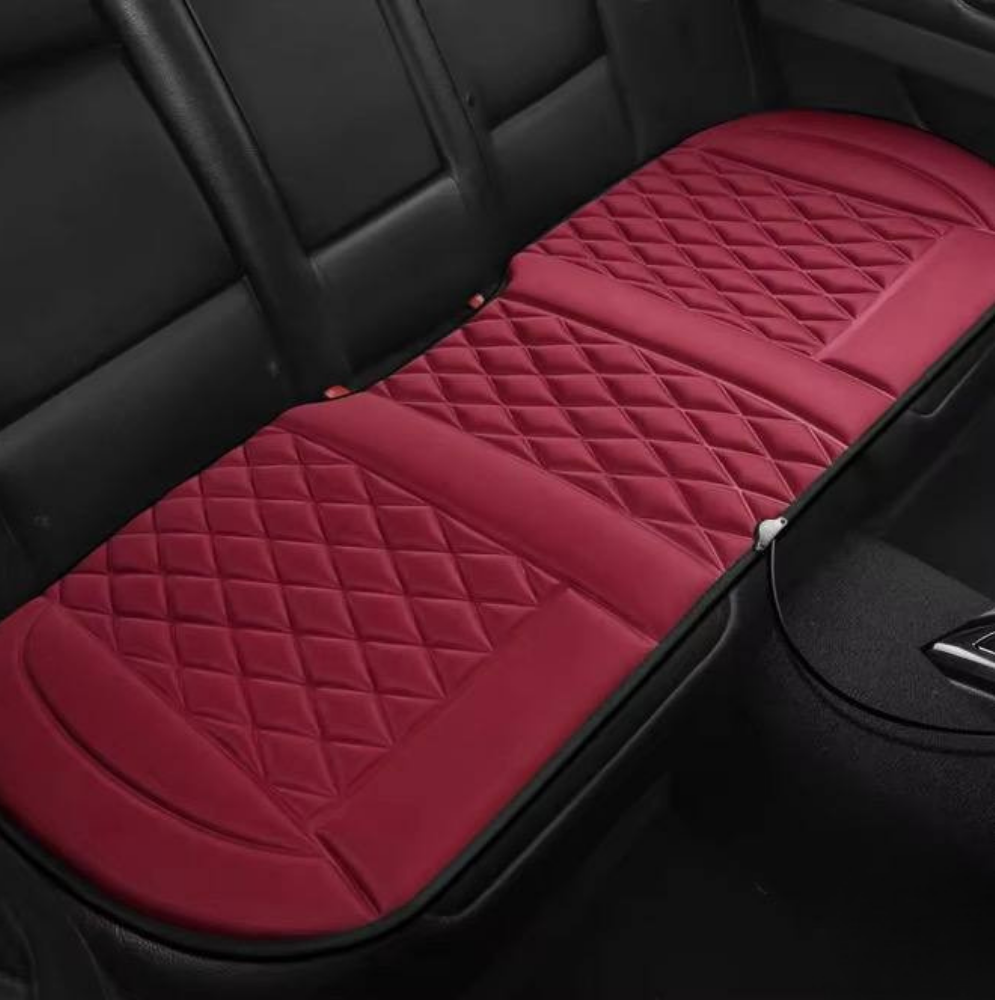 Накидка для автомобільного сидіння на задній ряд універсальна з підігрівом від прикурювача 12В Бордовий Накидка для автомобільного сидіння на задній ряд універсальна з підігрівом від прикурювача 12В Бордовий