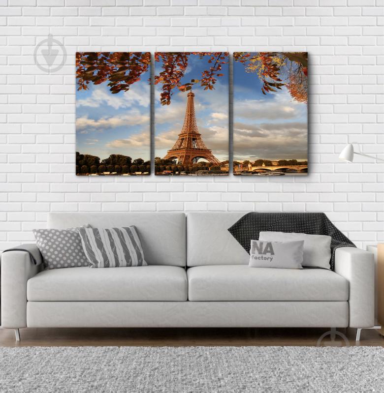 Модульна картина Poster-land Осінь Париж (53х100см) Art-14_3А