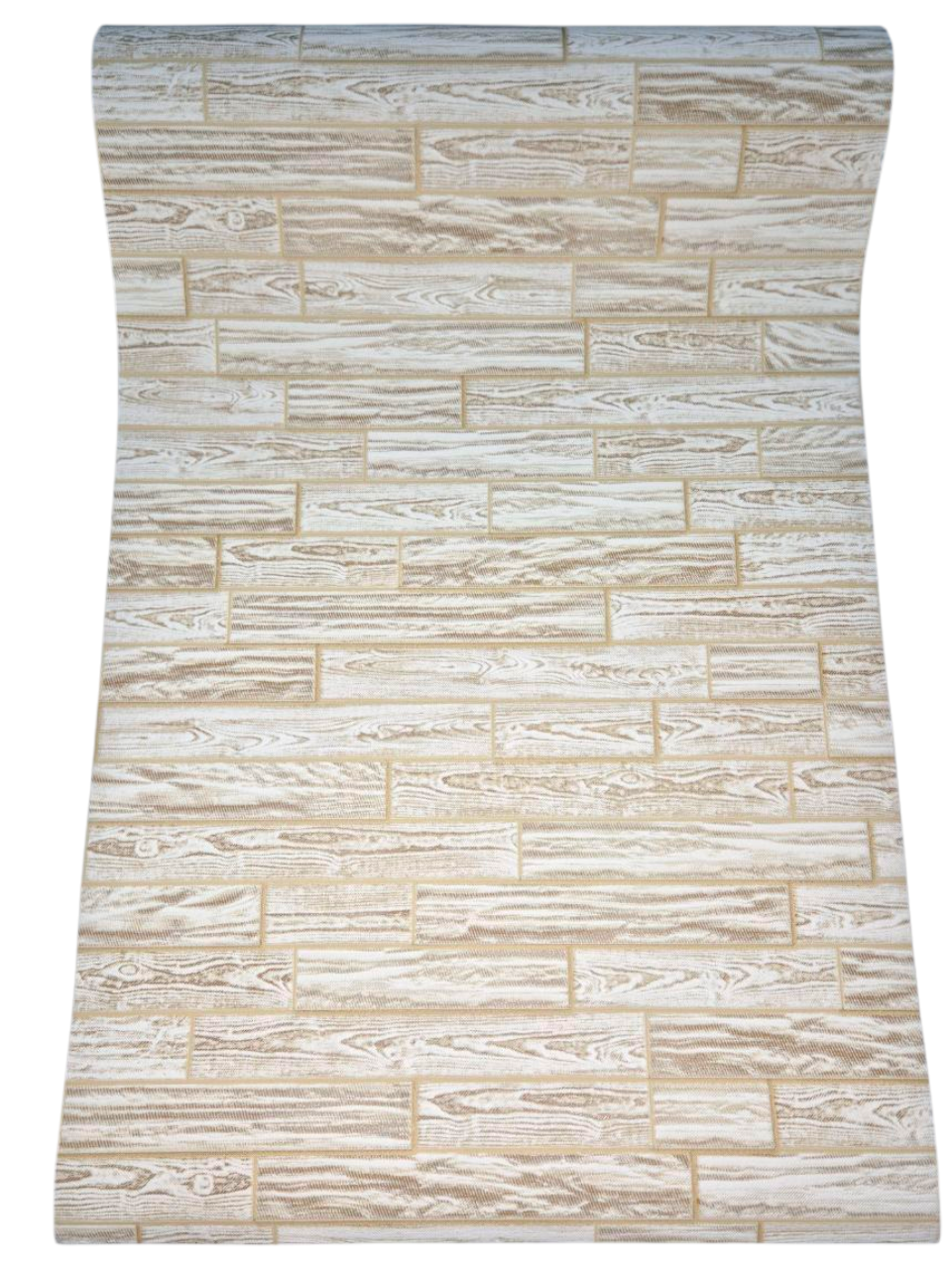 Обои виниловые бумажные Славянские обои 9419-02 под дерево в спальню/на кухню/в коридор/комнату 10x0,53 м Бежевый (2525765862) - фото 5