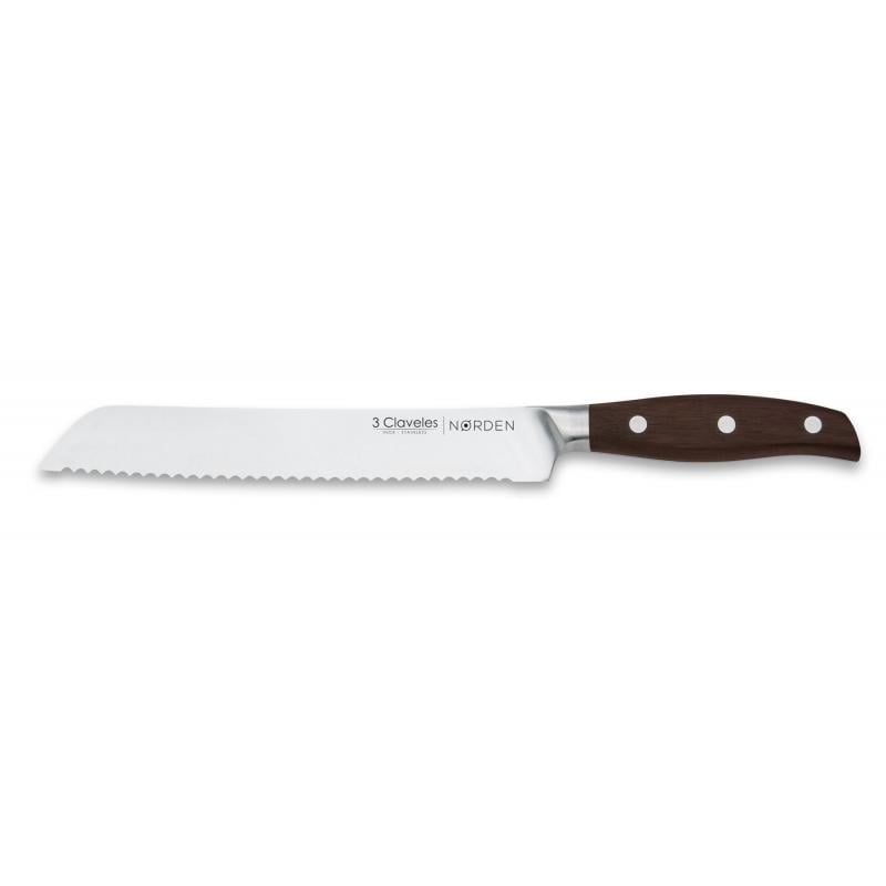 Нож для хлеба 3claveles Norden 3CR13 205 мм (1043)