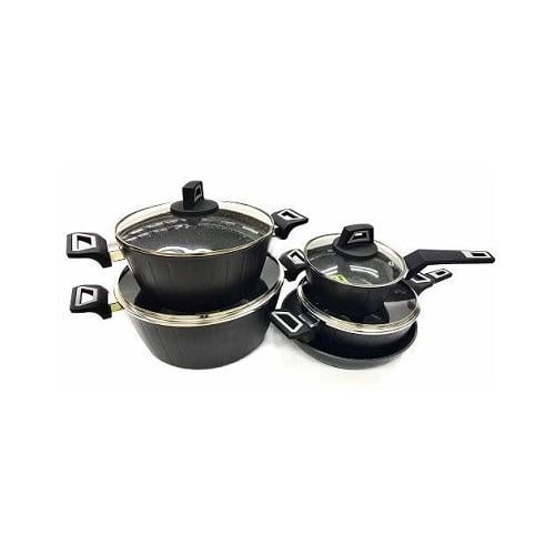 Набор посуды с мраморным покрытием Benson BN-343 9 пр. (BN-343)