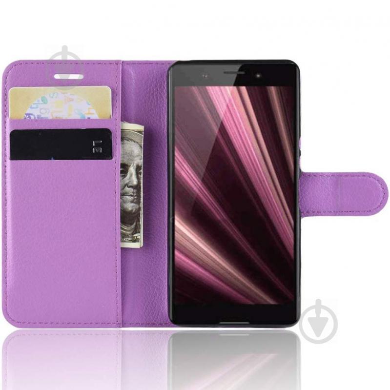 Чехол-книжка Litchie Wallet для Sony Xperia Ace / XZ4 Compact Violet (hub_MXWI21564) - фото 5