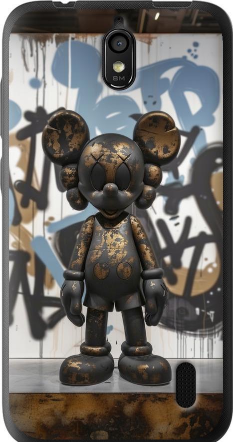 Чехол на Huawei Ascend Y625 Bronze kaws v2 (6098u-161-42517)