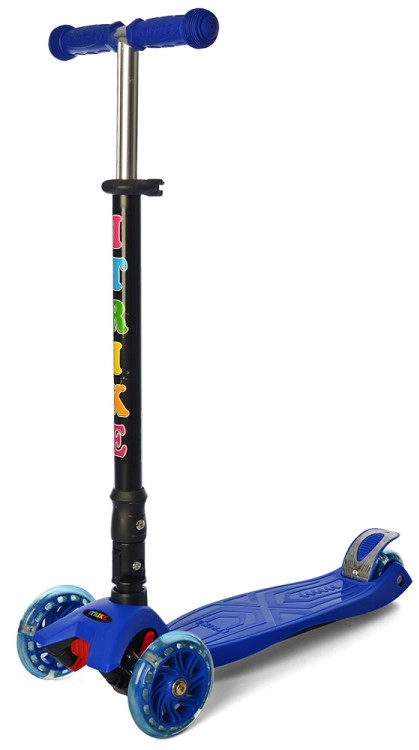 Самокат iTrike MAXI трехколесный складной Синий (DS-171-S-17) Самокат iTrike MAXI трехколесный складной Синий (DS-171-S-17)