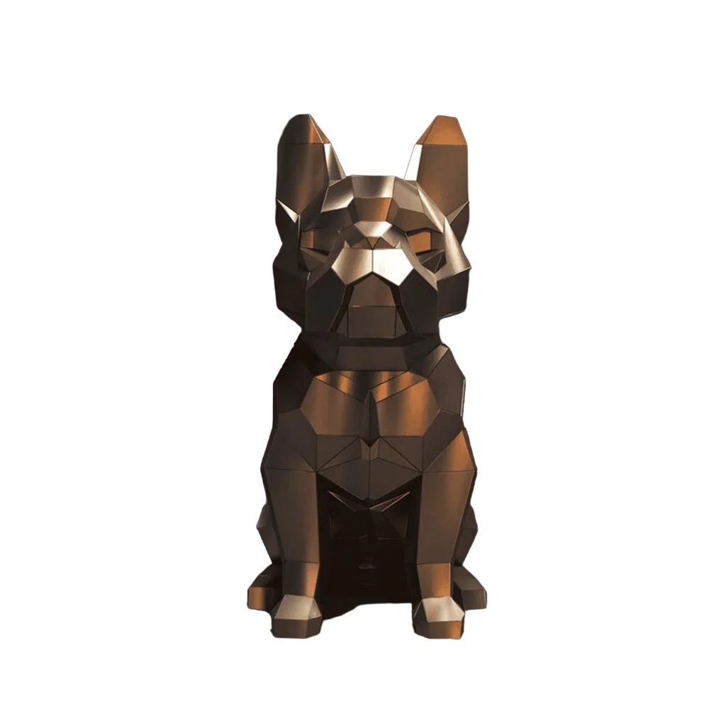 Скульптура полигональная Французский Бульдог (13662593)