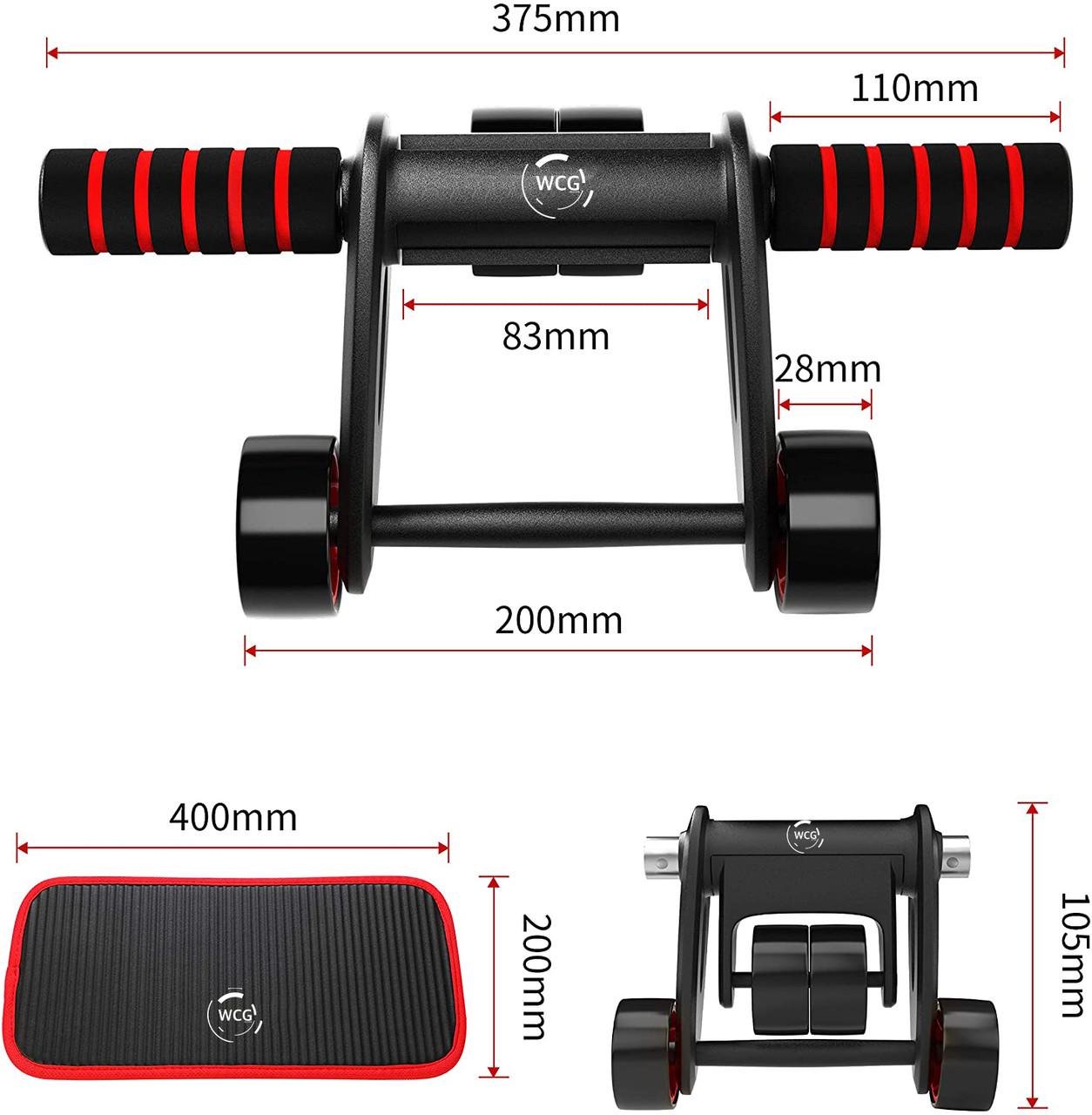 Ролик для пресу WCG S1 та килимок для колін (S1-1) - фото 4