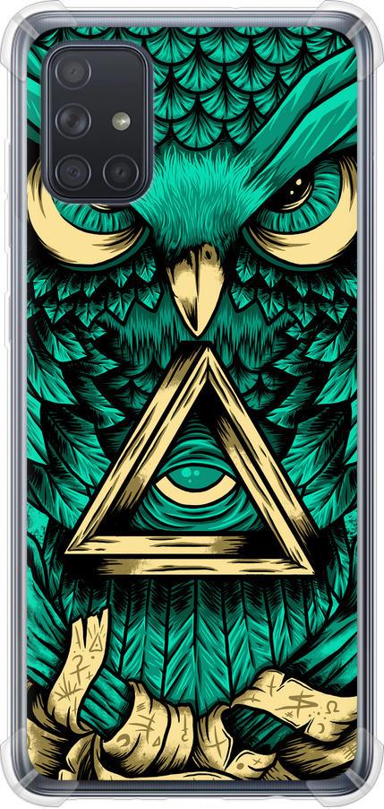 Чохол на Samsung Galaxy A71 2020 A715F Сова Арт-тату (3971sp-1826-42517)