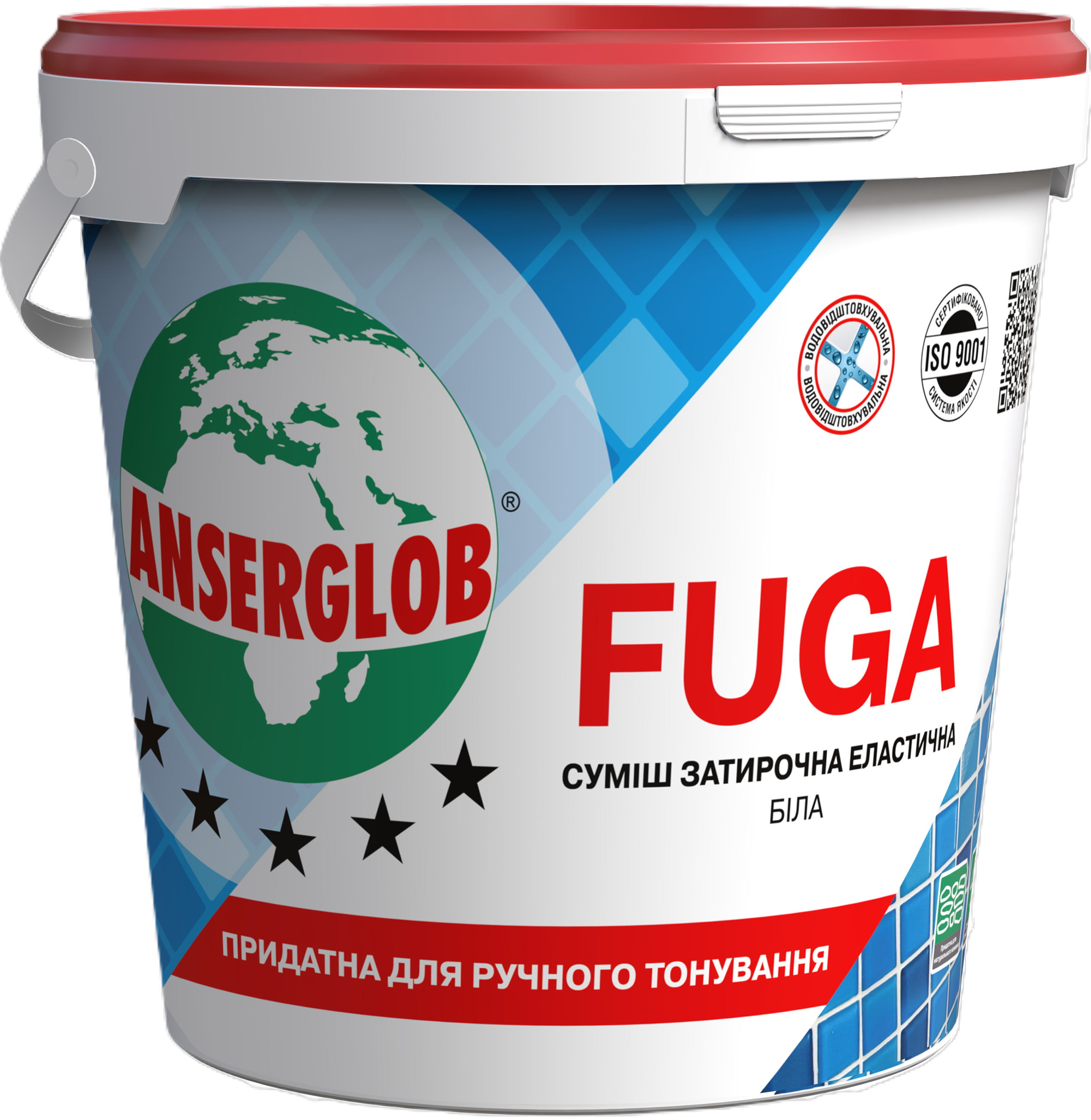 Смесь затирочная ANSERGLOB Fuga эластичная 1 кг Белый (15645)