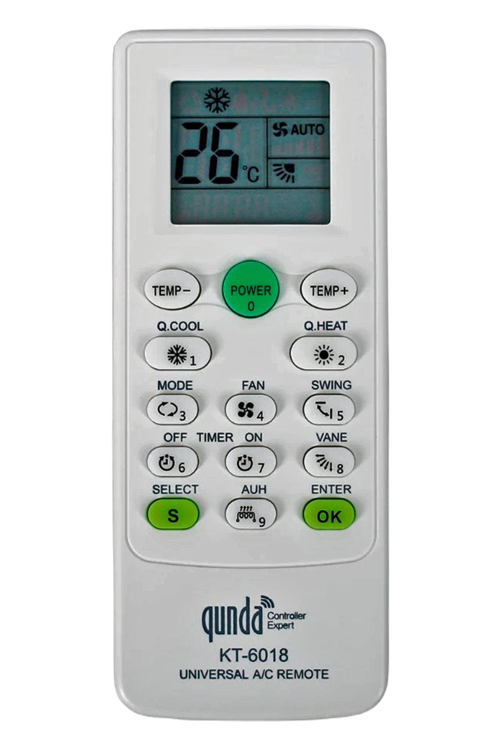 Универсальный пульт для кондиционера WILD WIND KT-6018 (2742)