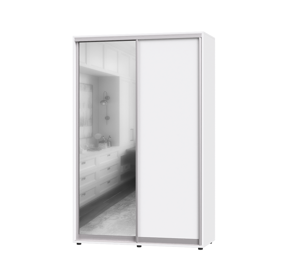 Шафа-купе з двома дверима Еверест ШК-02 140х60х220 см Німфея Альба (06910)