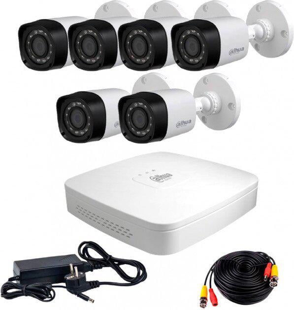 Комплект видеонаблюдения Dahua HD-CVI-6W KIT + HDD1000GB (10006)