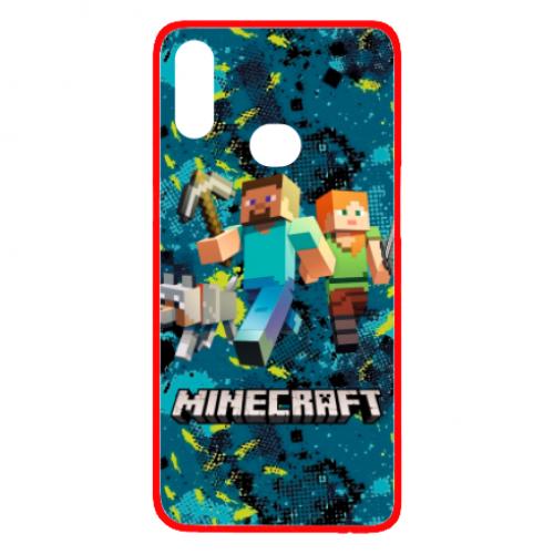 Чохол для Samsung A10s Minecraft Steve Alex And Dog (6848360-3-134799)