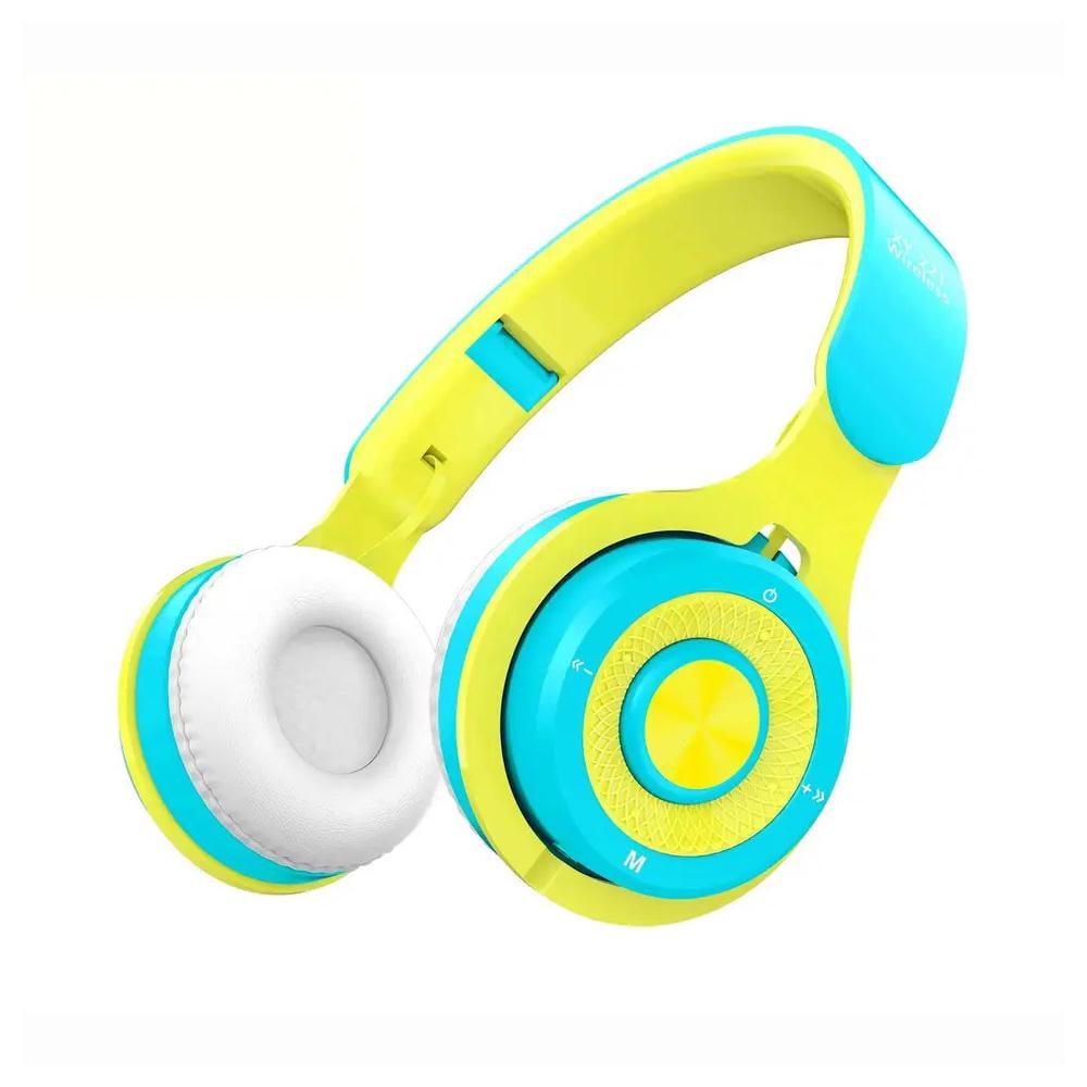 Детские Наушники беспроводные XY-221 Bluetooth с микрофоном Желтый (557-755479)